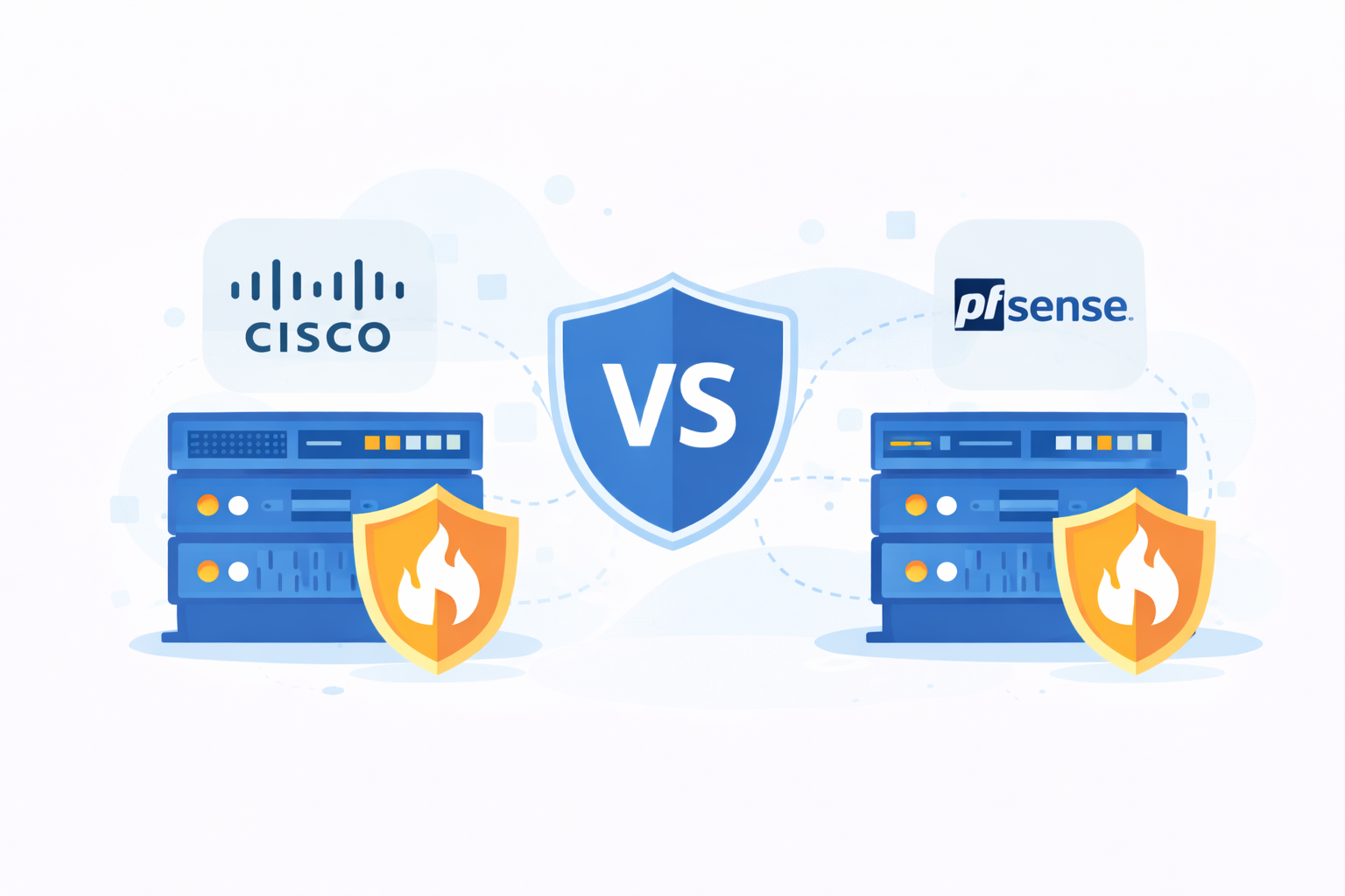 Read more about the article What are the differences between Cisco firewall and pfsense?