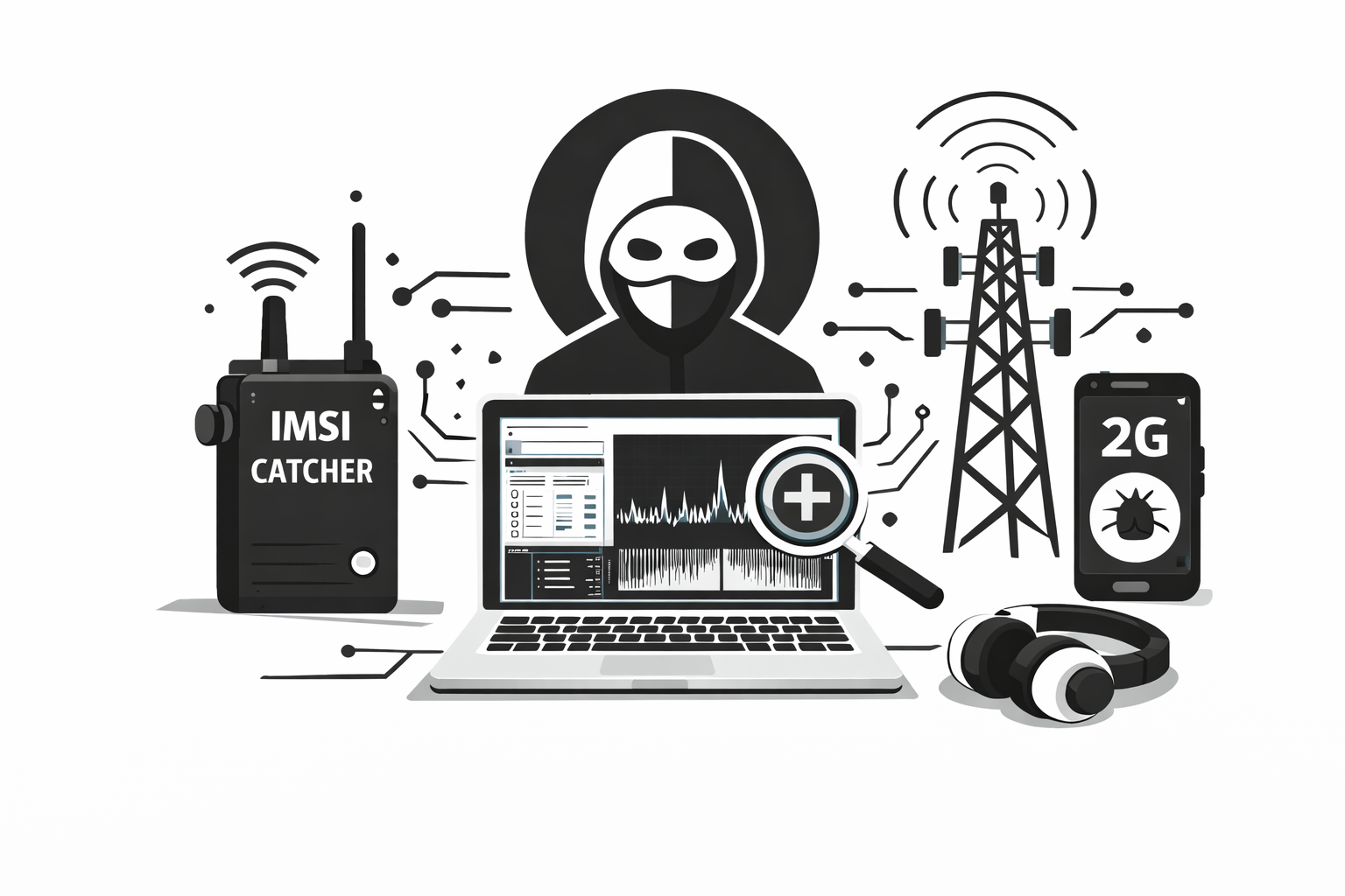 Read more about the article Wireless Networks & SDR : GSM, SS7, GPRS, LTE & 5G Hacks